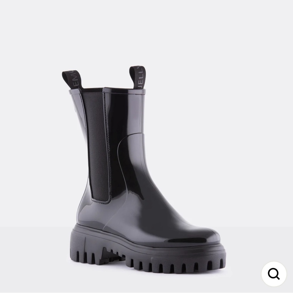 Lemon Jelly City Black Chelsea Rainboot